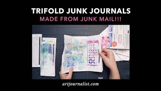 Junk Mail Trifold Journals - YOU WILL LOVE THESE!!!!