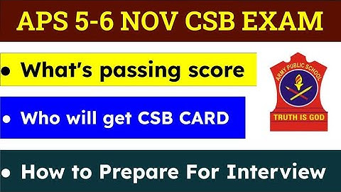 APS AWES PASSING MARKS 2022 | APS CSB EXAM REVIEW | APS INTERVIEW PREPARATION 2022
