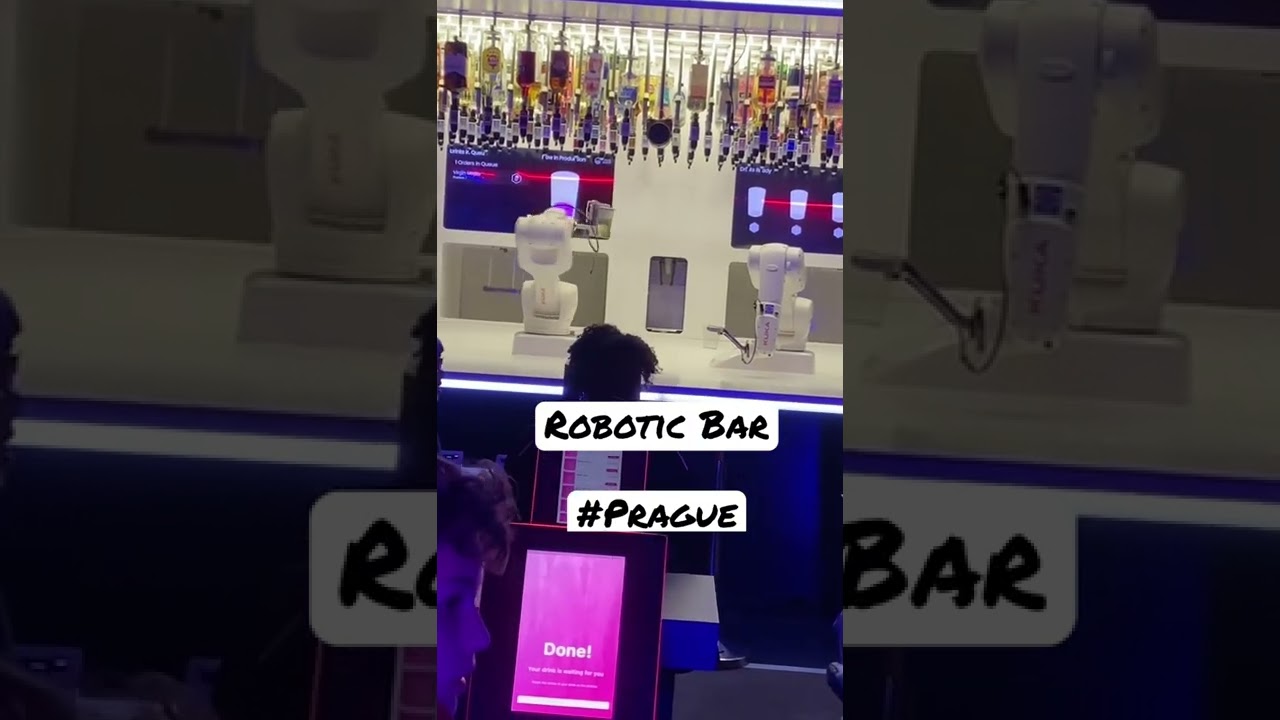 🤩 Robotic Bar 🤖 | Bartender KUKU 🍻 | Prague 🇨🇿 