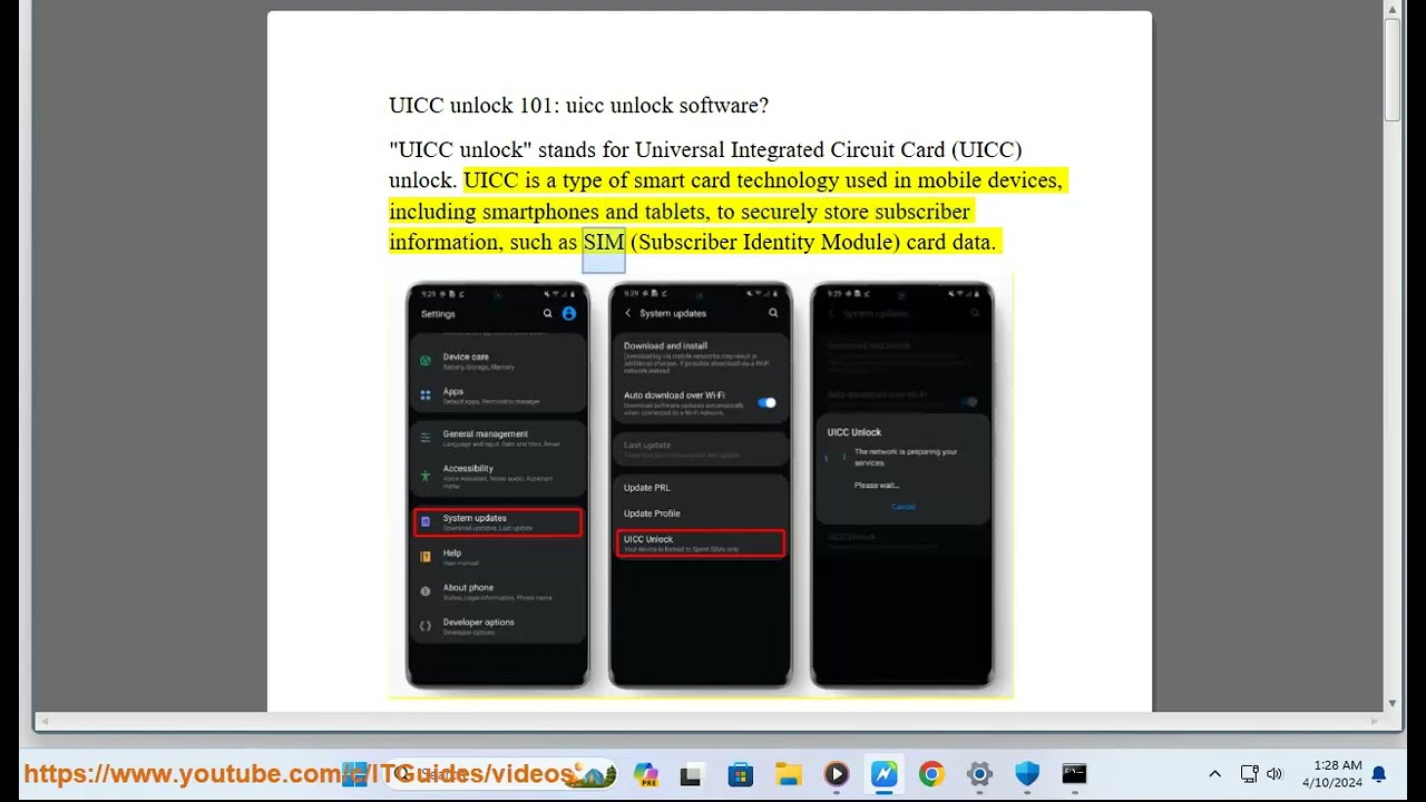 UICC unlock 101: What is UICC Unlock? uicc unlock software?