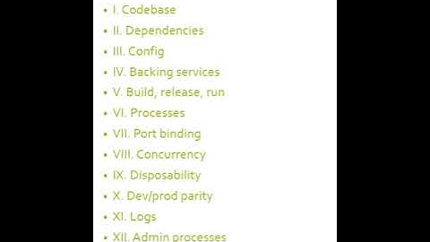 Twelve Factor App Principles   Quick Notes #softwarearchitect #interviewpreparation #coding #java