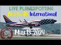 Live Planespotting at Cloudy Nashville International Airport