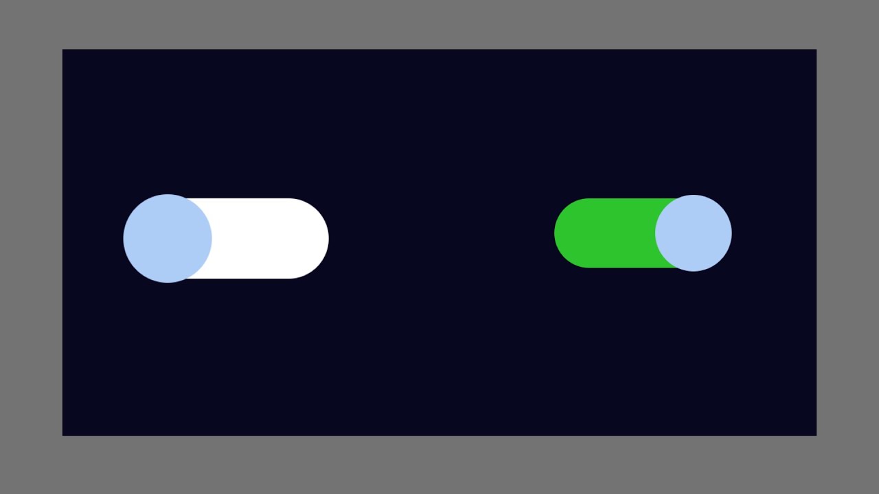 Pure CSS Toggle On/ Off (Learn in 5 minutes) | HTML and CSS | Free ...