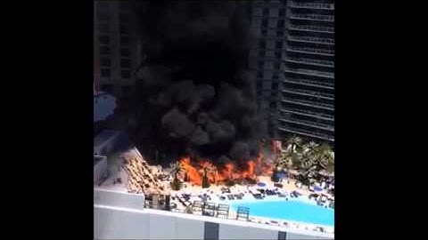Massive Pool Fire At Cosmopolitan Hotel in Las Vegas (7/25/15) [PICS & VIDEOS]