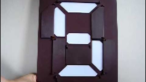 Magnetic 7-Segments Working Module