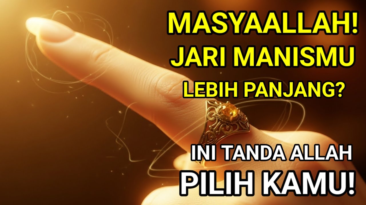 MasyaAllah! Jika Jari Manismu Lebih Panjang, Ini Pertanda Kekuatan Spiritualmu Sangat Kuat!