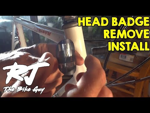 How To Remove/Install Bike Head Badge