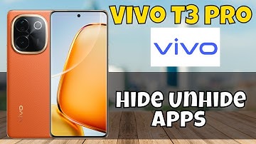Hide Unhide Apps Vivo T3 Pro || How to add privacy permissions On apps || Apps settings