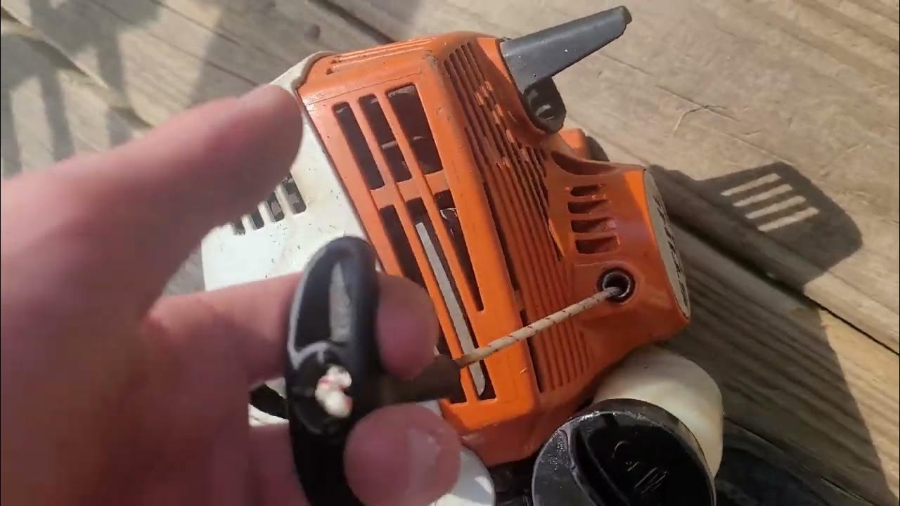 how to start a weedeater YouTube