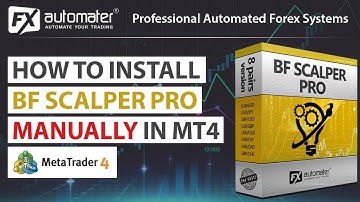 How to install BF Scalper PRO manually in MetaTrader 4
