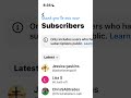 thank you all for subscribing 