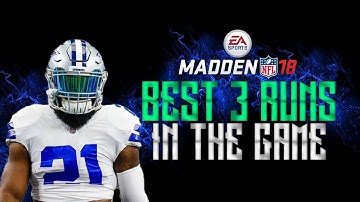 MADDEN 18 - 3 EASY RUNS DESIGNED TO ANNOY (TIPS/SCHEME/GAMEPLAY)