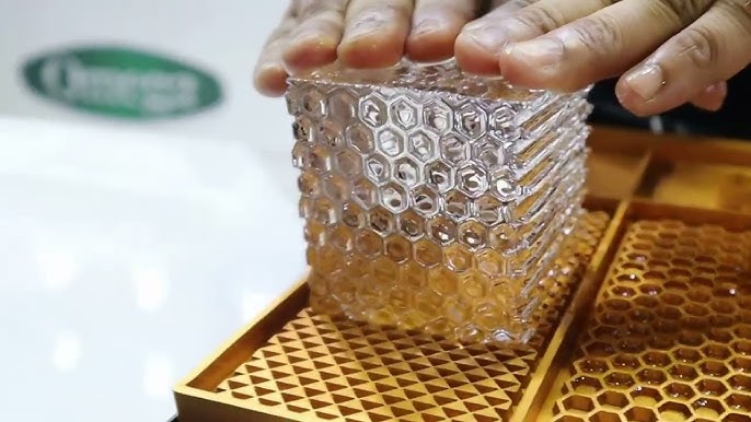 Bar Ice Stamp Brass Ice Plate Honeycomb Ice Mold Branding DIY