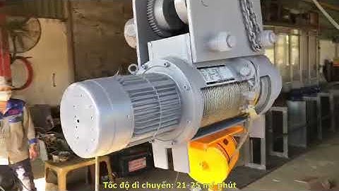 Palang cáp điện 5 tấn đơn  TS 05