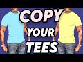 How To CLONE Your FAVORITE Tees (No Sewing Skill Needed)