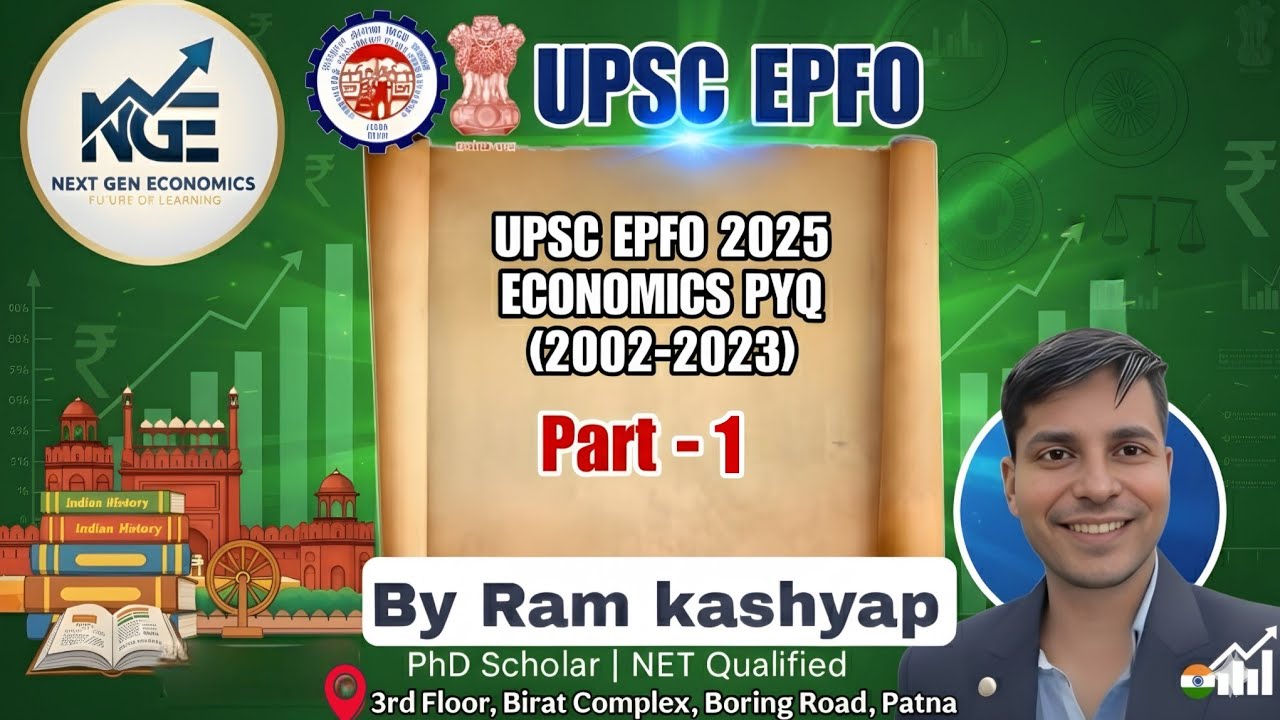 EPFO Economics pyq 2002-2023 part 01 #epfo #upscpreparation - YouTube