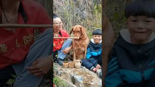 If you don't have a dog, you don't know the fun of raising a dog. Rural life. Rural life. Eat a #4