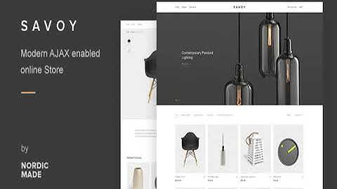 Savoy - Minimalist AJAX WooCommerce Theme Nulled Download 2021