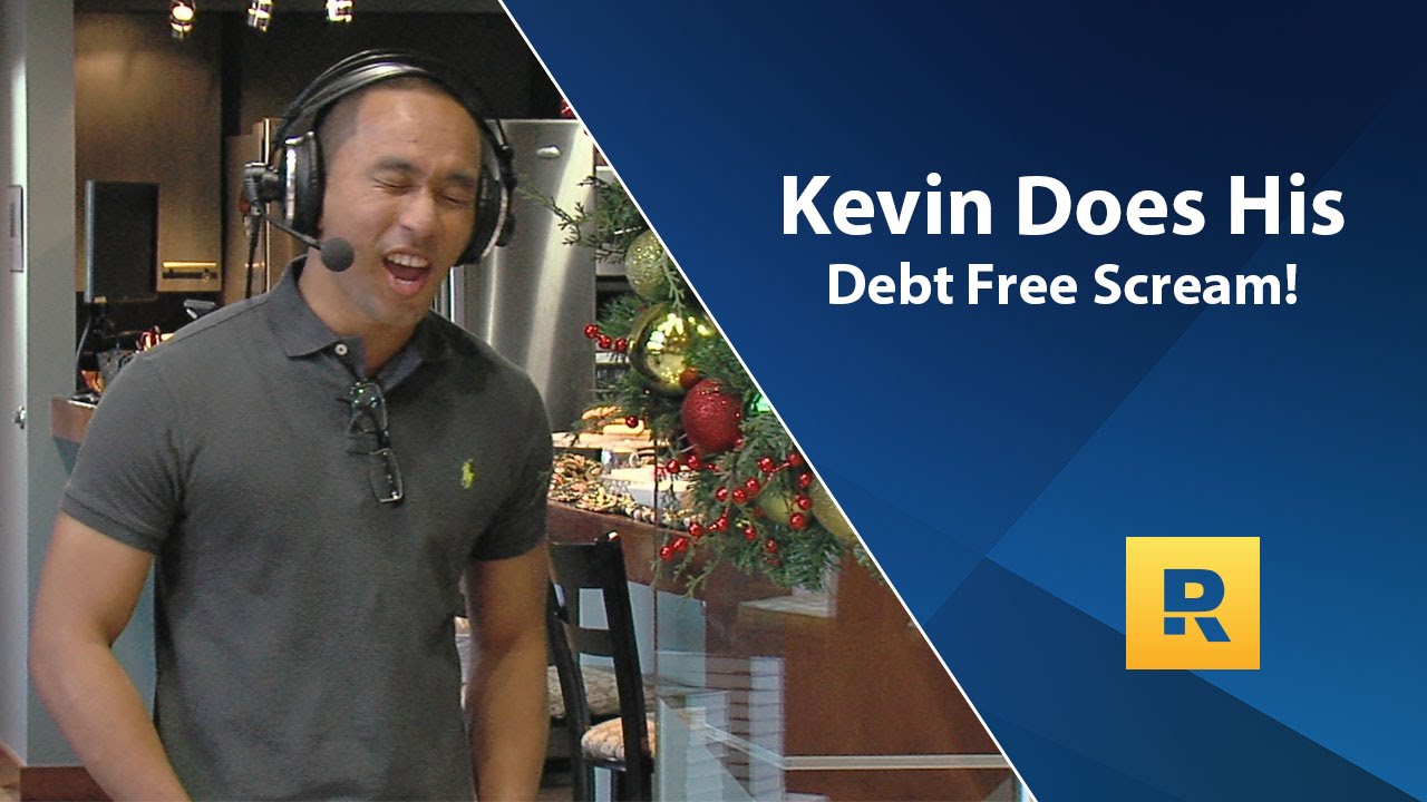 Kevin Does His Debt Free Scream!