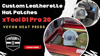 Making Custom Hats with the xTool D1 20w Pro and Vevor Heat press