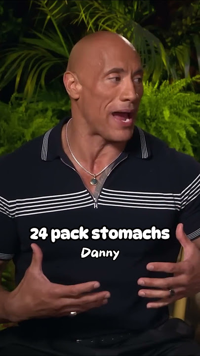 The real reason the rock has no abs