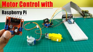 Motor control with Raspberry Pi | L298N motor driver with Raspberry Pi