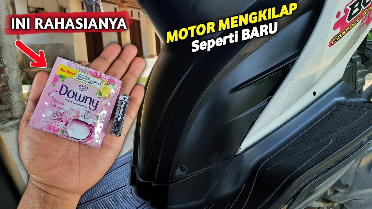 PRAKTIS SEKALI !!! Cara Bikin Pengkilap Body Motor Sendiri