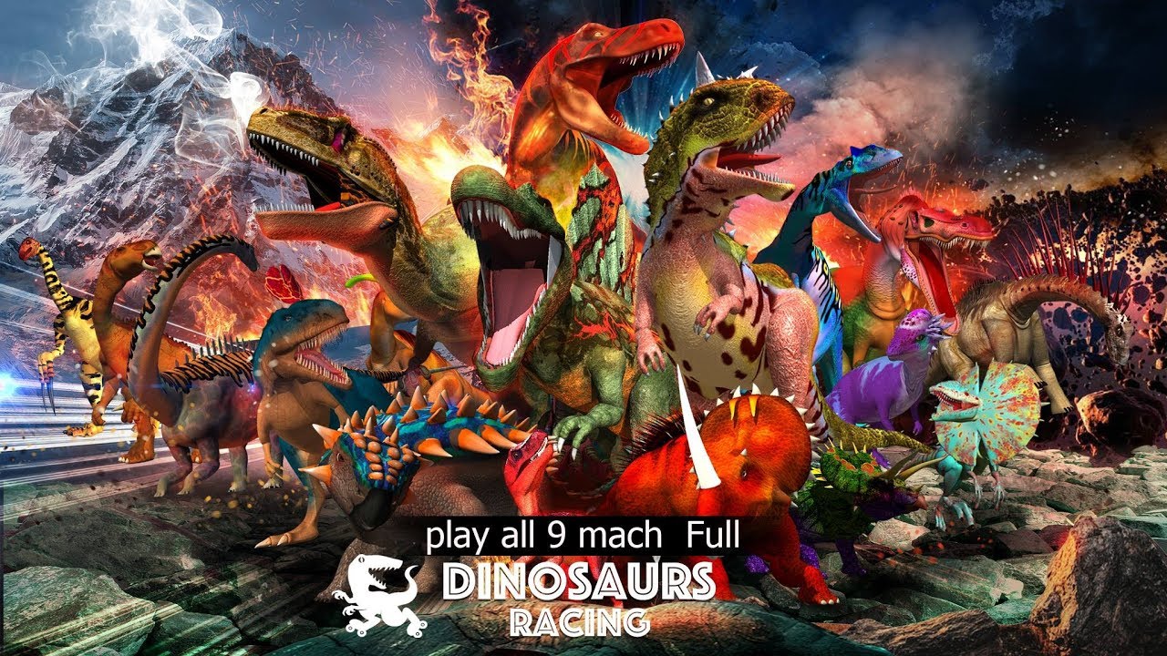 Dinosaurs Racing Play all 9 Mach Full - YouTube
