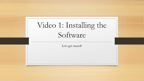 ZDPlasKin Tutorials Video 1: Installation