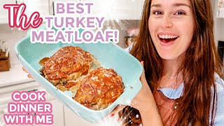 The BEST turkey meatloaf on the Internet! Cook dinner with me! | vlogmas day 8