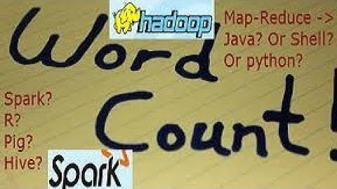 Demo word count program in spark dataframe