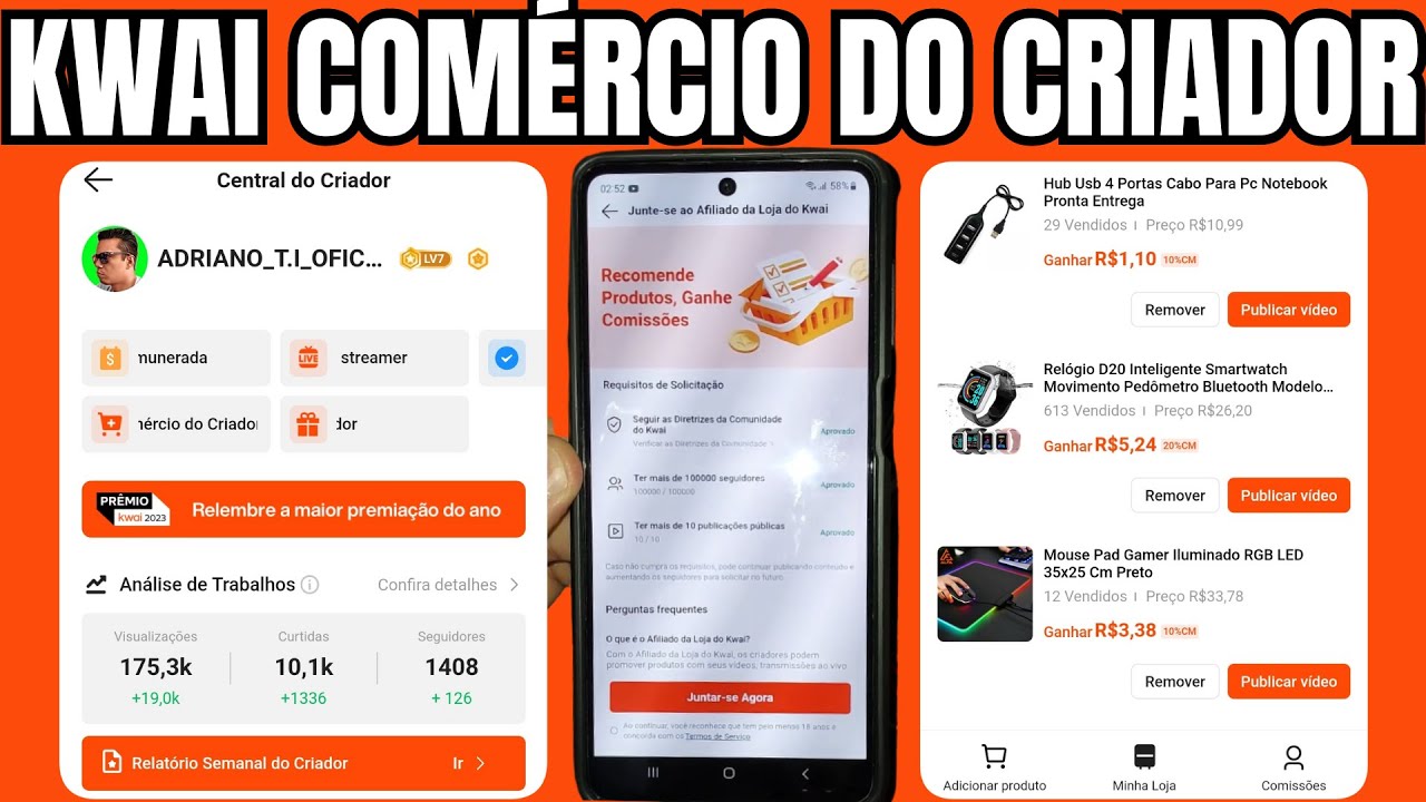 Kwai lança formato comercial que permite ações com criadores e