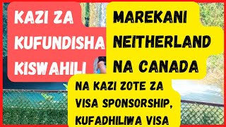 Kazi Za Kufundisha Kiswahili Marekani.Tuchambue kazi zote Za kufadhiliwa Kusafiri Ulaya