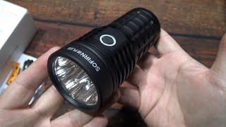 Sofirn Q8 Plus Flashlight Kit Review! (Anduril UI, 16,000 Lumens, Six XHP50B LEDs!)