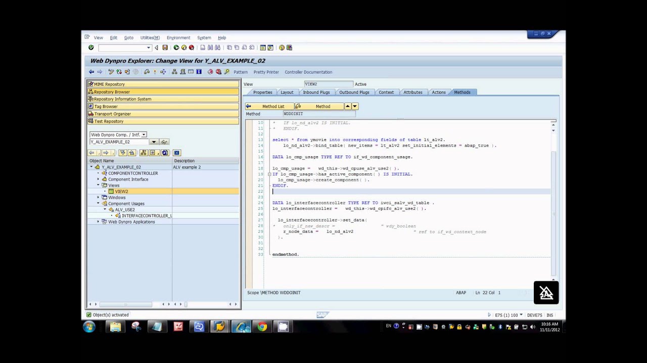 Webdynpro for ABAP ALV tutorials Part 2: How to use SET_DATA method ...