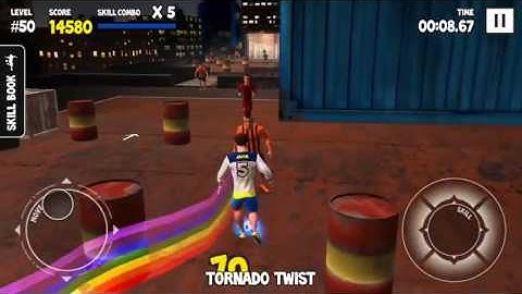 Watch how I scored 19 075 points on my Level 50 Skill Run! #skilltwinsfootballgame @SkillTwins