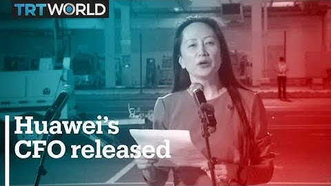 Huawei executive lands in China after deal with US