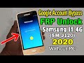 Samsung J1 4G (SM J120) FRP Unlock/ Google Account Bypass 2020 (Without PC)