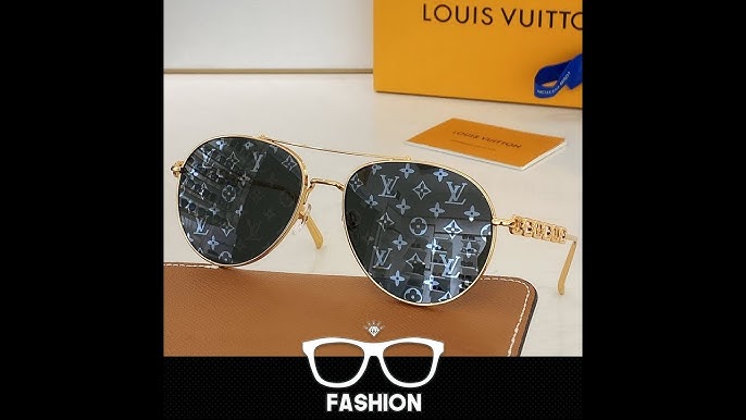 Louis Vuitton aviator Sunglasses with monogram lens. If only I