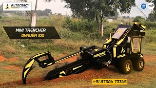 Dhruva 100: Best Portable Mini Trencher Machine in India