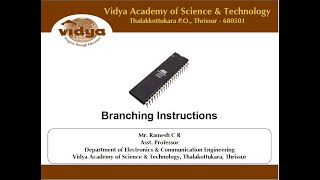EC 305 - Module 4 (Branching Instruction Set)