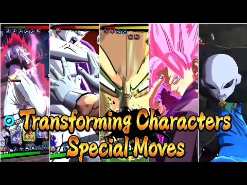 Transforming Characters Moves!! 🔥 IN DRAGON BALL LEGENDS
