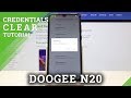 How to Clear Credentials in Doogee N20 - Remove All Certificates