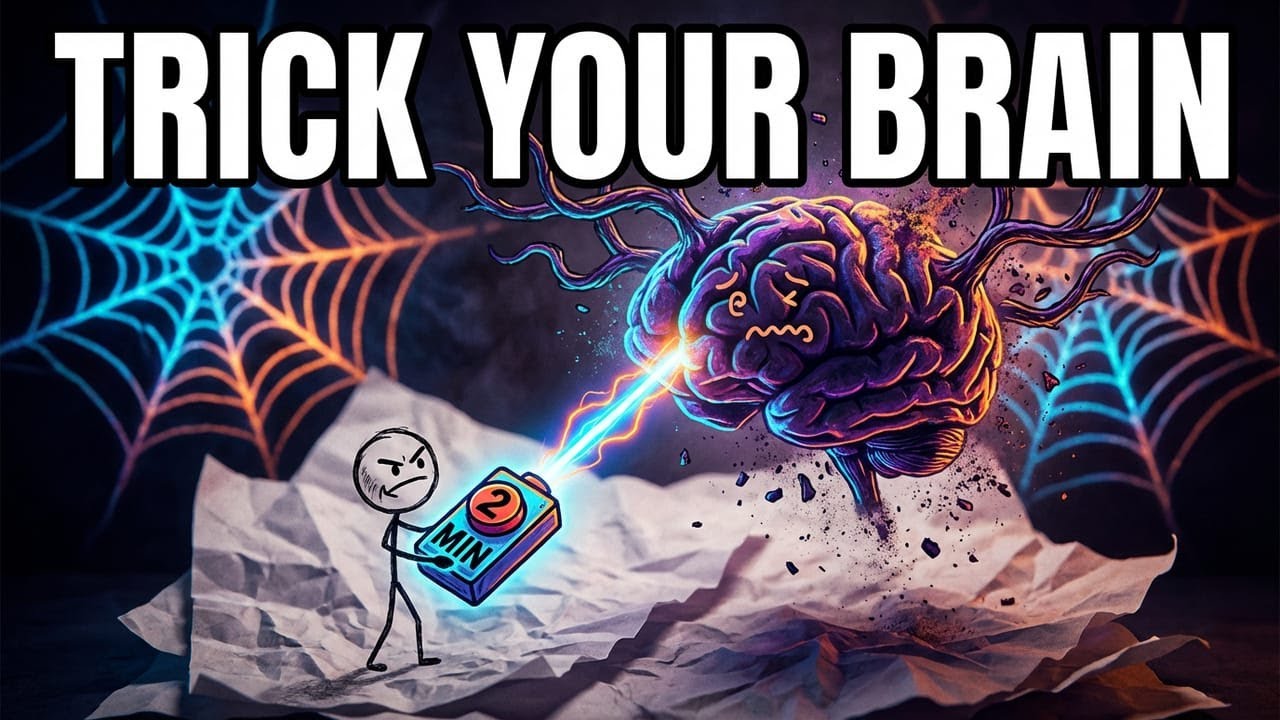 Trick Your Brain into Doing Hard Things (The 2-Minute Rule)