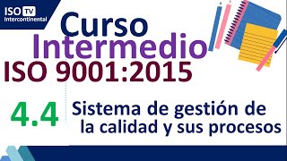 Curso ISO 9001 VERSÃO 2015 Sistema de Gestão da Qualidade