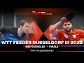 Dimitrij Ovtcharov vs Benedikt Duda | MS Final | WTT Feeder Düsseldorf III 2022