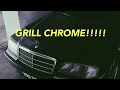 Tukar grill W202 warna Chrome! | Kembalikan keaslian dia!