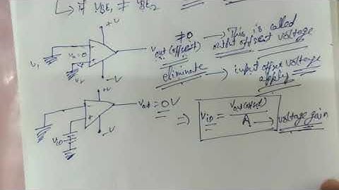 Parameters of differential amplifier or op-amp due to mismatch of transistor and input bias current