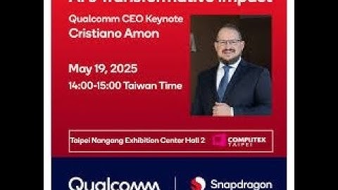 Qualcomm Reveals Future of Computing at COMPUTEX 2025