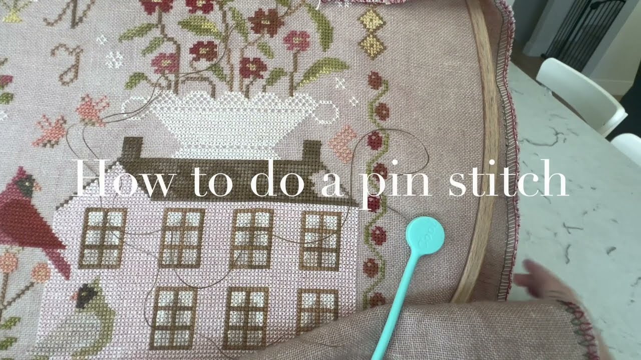 Flosstube Extra: Как сделать игольчатый шов!